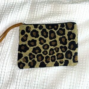 Cheetah Beaded Clutch Purse 🐆✨